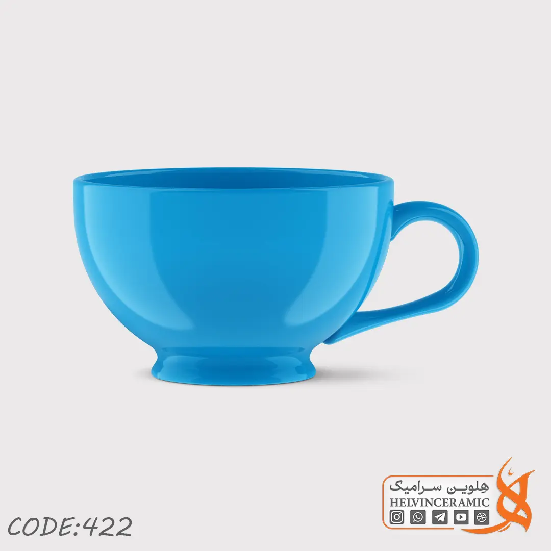 استین آبی فیروزه‌ای ایتالیا - 100g | کد 422